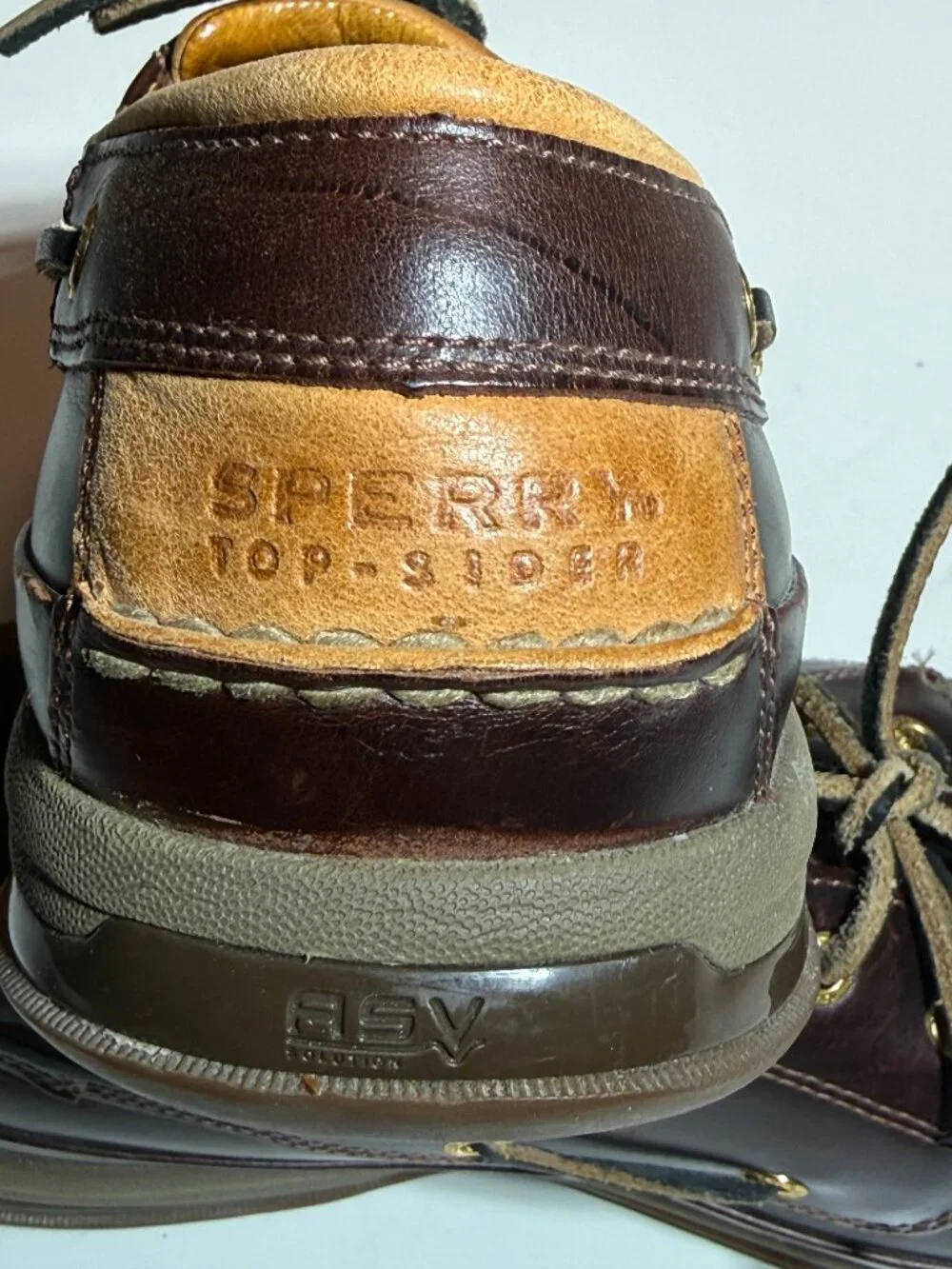 Sperry Top-Sider GOLD CUP Men's Boat Shoe Amaretto (Dark Brown) 0579052 Size 13W